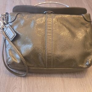 Coach Olive Green Leather Women's Bag